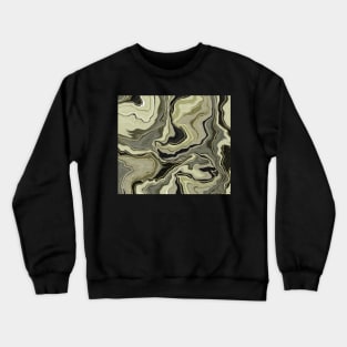 Gold and black marble design Crewneck Sweatshirt